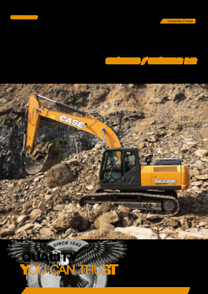 Excavatrice sur chenilles Case CX220C