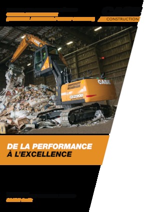 Excavatrice sur chenilles Case CX290D MH