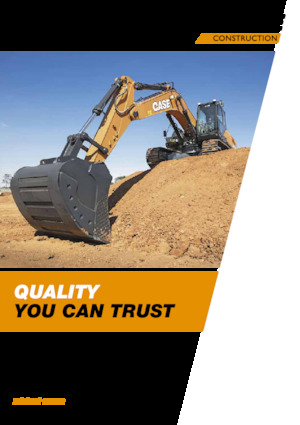 Excavatrice sur chenilles Case CX370C
