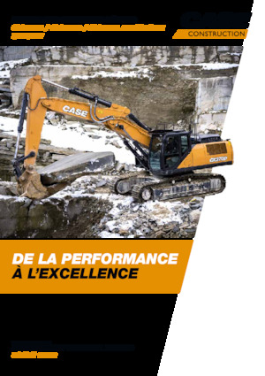 Excavatrice sur chenilles Case CX350D