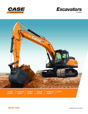 Excavatrice sur chenilles Case CX470D