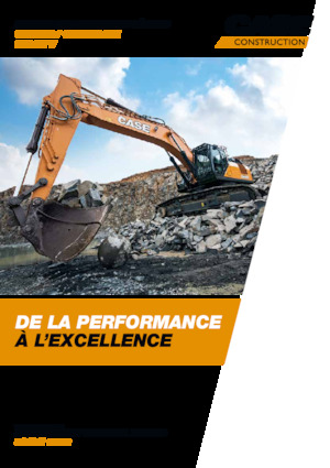 Excavatrice sur chenilles Case CX490D