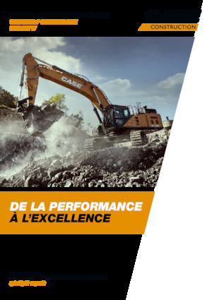 Excavatrice sur chenilles Case CX750D