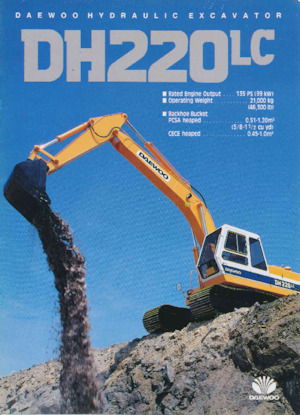 Excavatrice sur chenilles Daewoo DH220LC