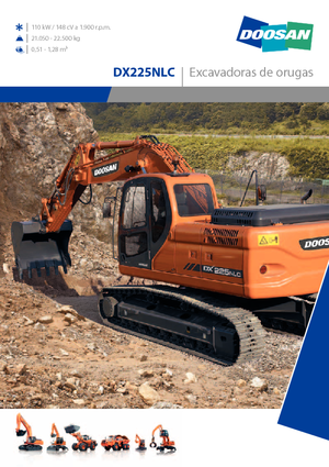 Excavatrice sur chenilles Doosan DX 225 N LC