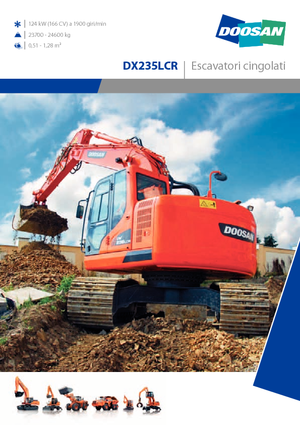 Excavatrice sur chenilles Doosan DX235LCR