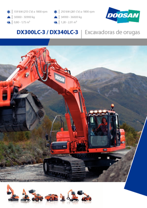 Pelles électriques sur chenilles Doosan DX300LC-3