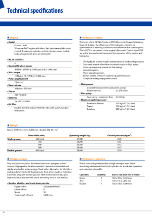 Excavatrice sur chenilles Doosan DX 380 LC