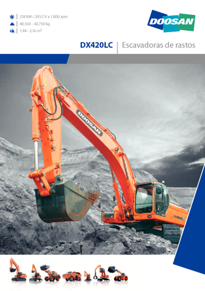 Excavatrice sur chenilles Doosan DX 420 LC