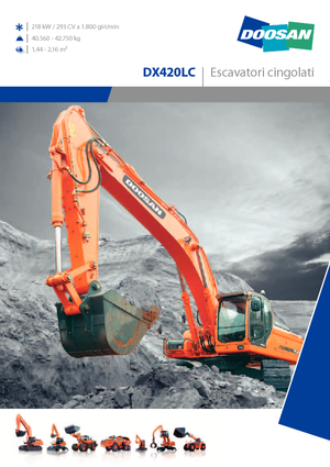 Excavatrice sur chenilles Doosan DX 420 LC