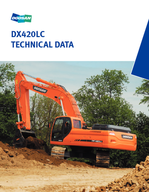 Excavatrice sur chenilles Doosan DX 420 LC