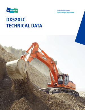 Excavatrice sur chenilles Doosan DX 520 LC