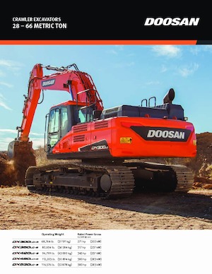 Pelles électriques sur chenilles Doosan DX300LC-5