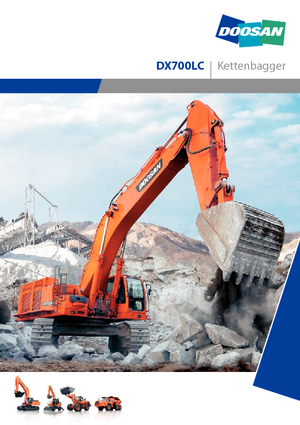 Excavatrice sur chenilles Doosan DX700LC