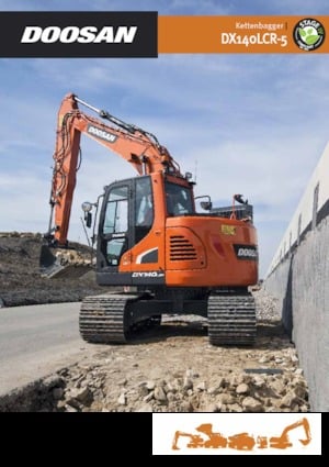 Excavatrice sur chenilles Doosan DX140LCR-5