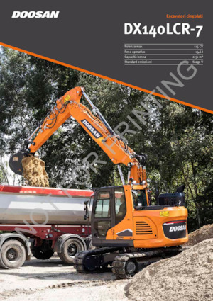 Excavatrice sur chenilles Doosan DX140LCR-7