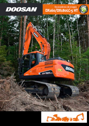 Excavatrice sur chenilles Doosan DX160LC-5 HT