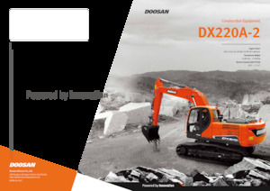 Excavatrice sur chenilles Doosan DX220A