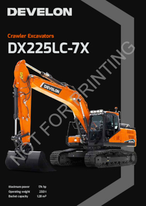 Excavatrice sur chenilles Develon DX225LC-7X 