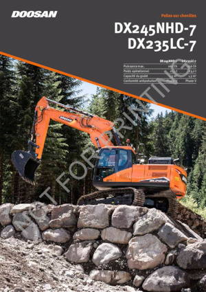 Excavatrice sur chenilles Doosan DX235LC-7