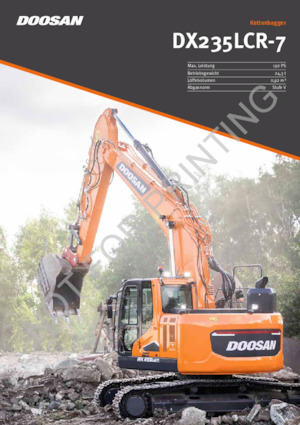Excavatrice sur chenilles Doosan DX235LCR-7