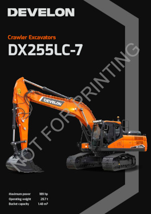 Excavatrice sur chenilles Develon DX225LC-7 SLR 