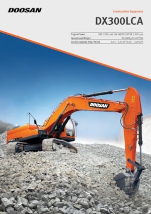 Pelles électriques sur chenilles Doosan DX300LCA