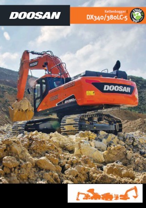 Excavatrice sur chenilles Doosan DX340LC-5
