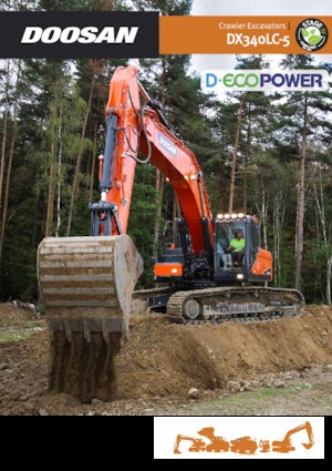 Excavatrice sur chenilles Doosan DX340NLC-5
