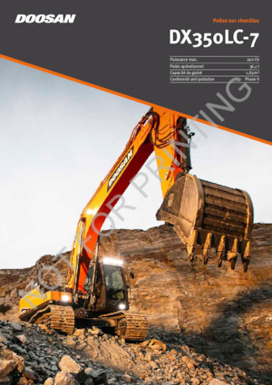 Excavatrice sur chenilles Doosan DX350LC-7