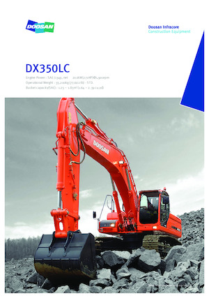 Excavatrice sur chenilles Doosan DX350LC