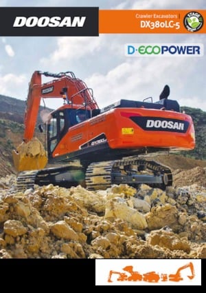 Excavatrice sur chenilles Doosan DX380NLC-5