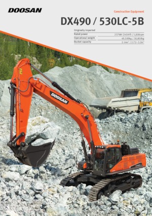 Excavatrice sur chenilles Doosan DX530LC-5B