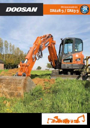 Excavatrice sur chenilles Doosan DX62R-3