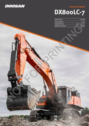 Excavatrice sur chenilles Doosan DX800LC-7