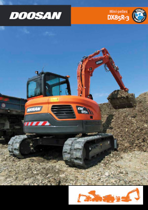 Excavatrice sur chenilles Doosan DX85R-3