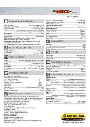 Excavatrice sur chenilles New Holland E160C BladeRunner