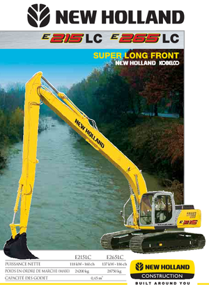 Excavatrice sur chenilles New Holland E 215 LCM
