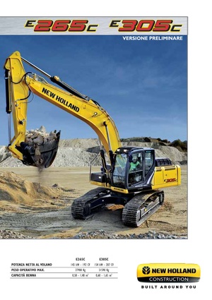 Excavatrice sur chenilles New Holland E305C