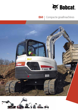 Excavatrice sur chenilles Bobcat E 60