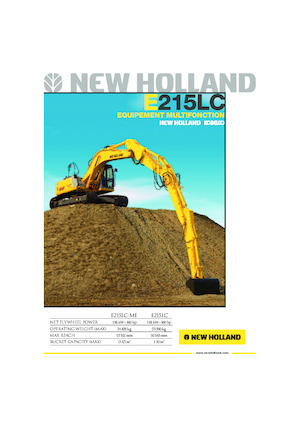 Excavatrice sur chenilles New Holland E215LC-ME