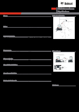 Excavatrice sur chenilles Bobcat E60