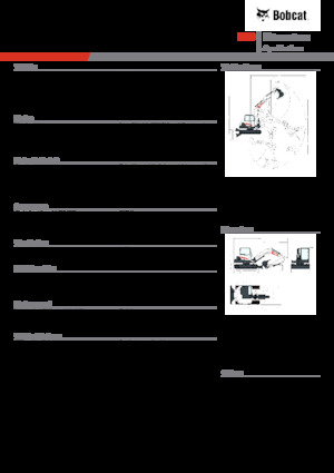 Excavatrice sur chenilles Bobcat E88