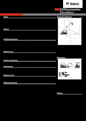 Excavatrice sur chenilles Bobcat E88