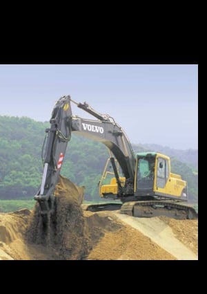 Excavatrice sur chenilles Volvo EC140B
