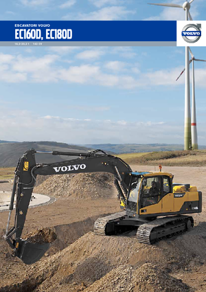 Excavatrice sur chenilles Volvo EC160DL