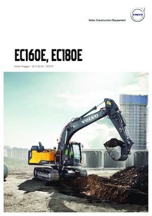 Excavatrice sur chenilles Volvo EC160EL