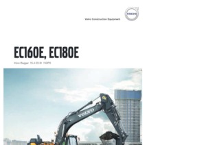 Excavatrice sur chenilles Volvo EC180EL