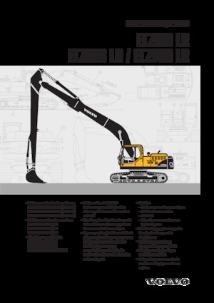 Excavatrice sur chenilles Volvo EC210B