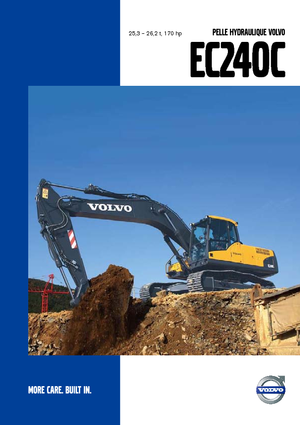Excavatrice sur chenilles Volvo EC240CL